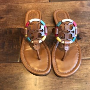 Tory Burch Logo Sandals size 7